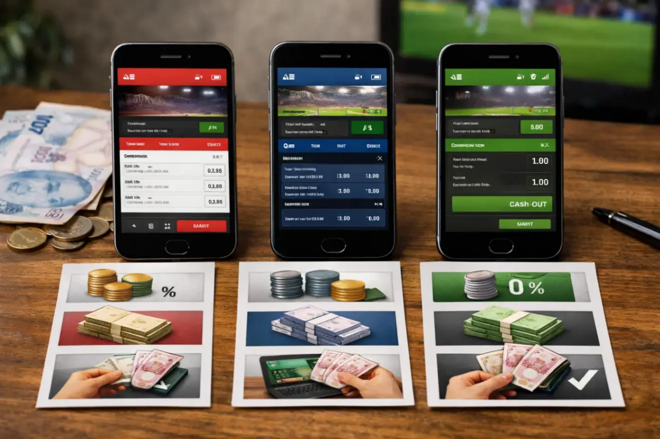 Türkiye’de Yasal Bahis Uygulamaları Karşılaştırması: Komisyon, Limit ve Cash Out