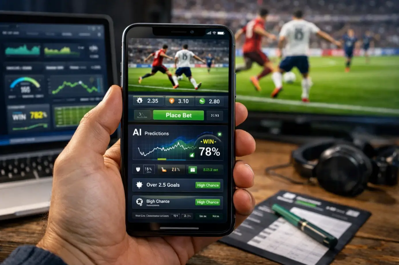Yapay zeka ile mobil spor bahisleri dönüşümü